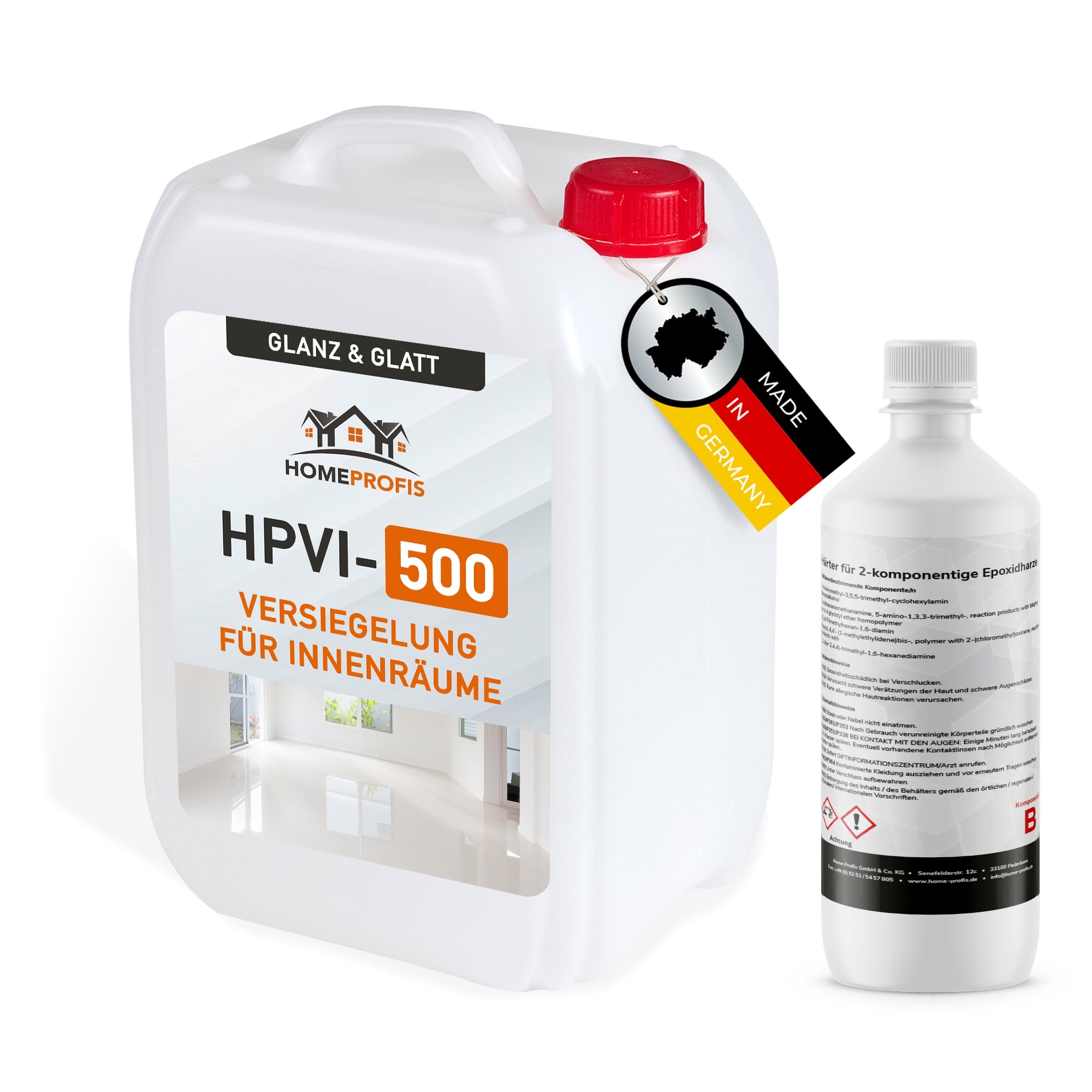 HPVI-500 glänzende Epoxidharz Versiegelung für Innenräume
