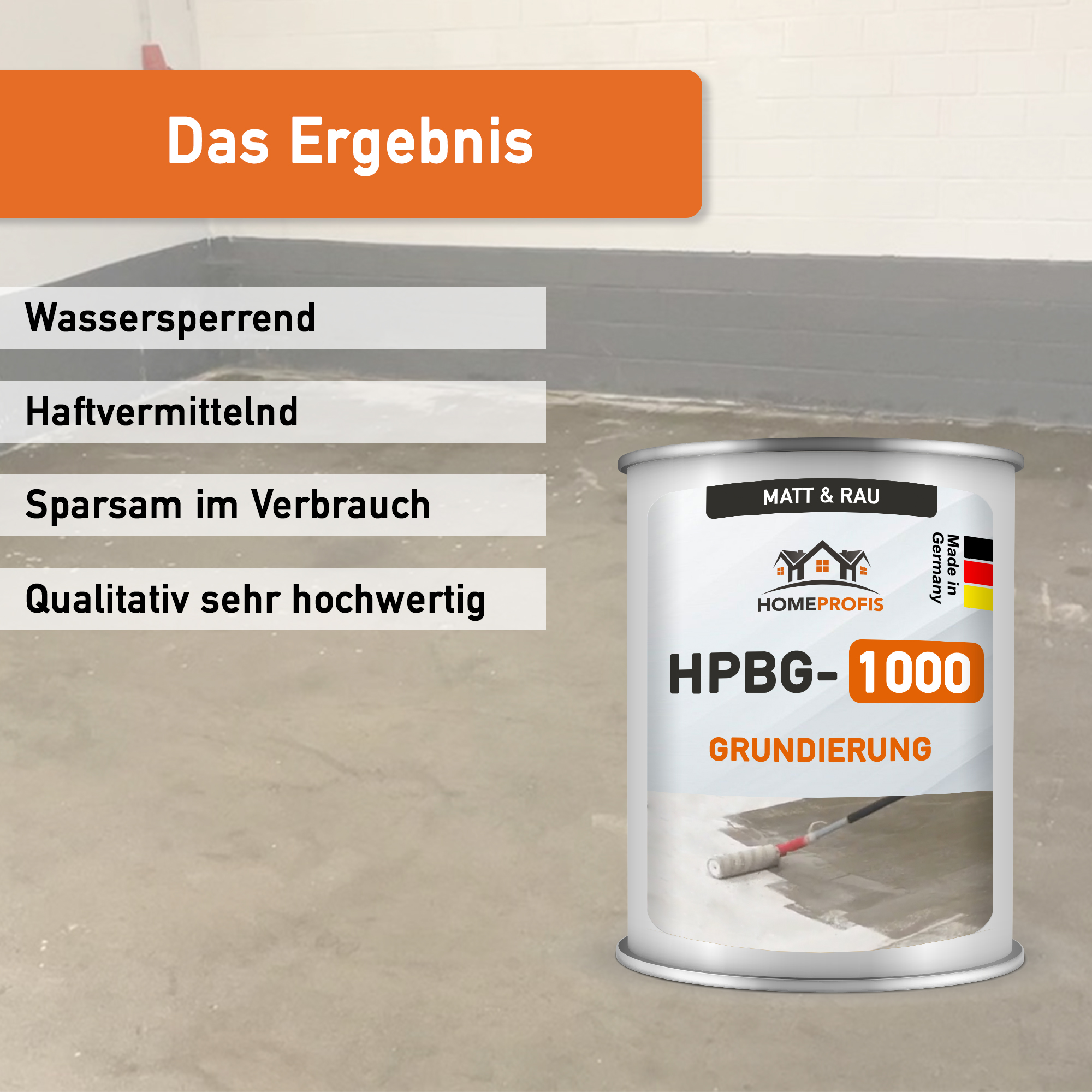 HPBG-1000 transparente Epoxidharz Grundierung