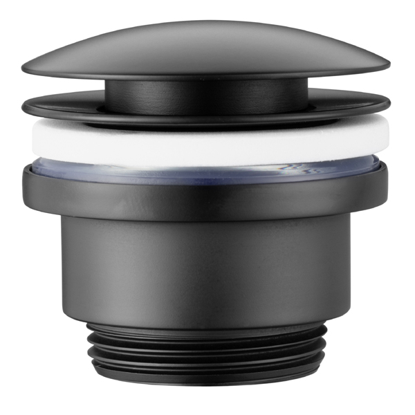 Avenraius Design-Schaftventil black 1 ¼" rund ohne Verschluss, Ø 72 mm (900 4203 040)