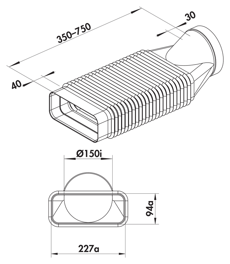 Naber F-RBFLEX 2 System 150 Rohrbogen (4043043)