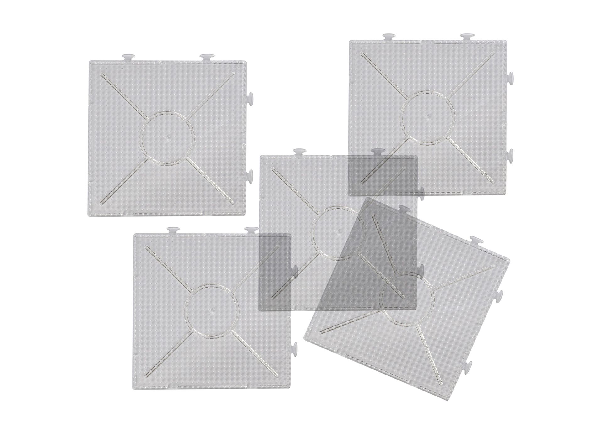 Steckplatten Quadrat, 10-er Set