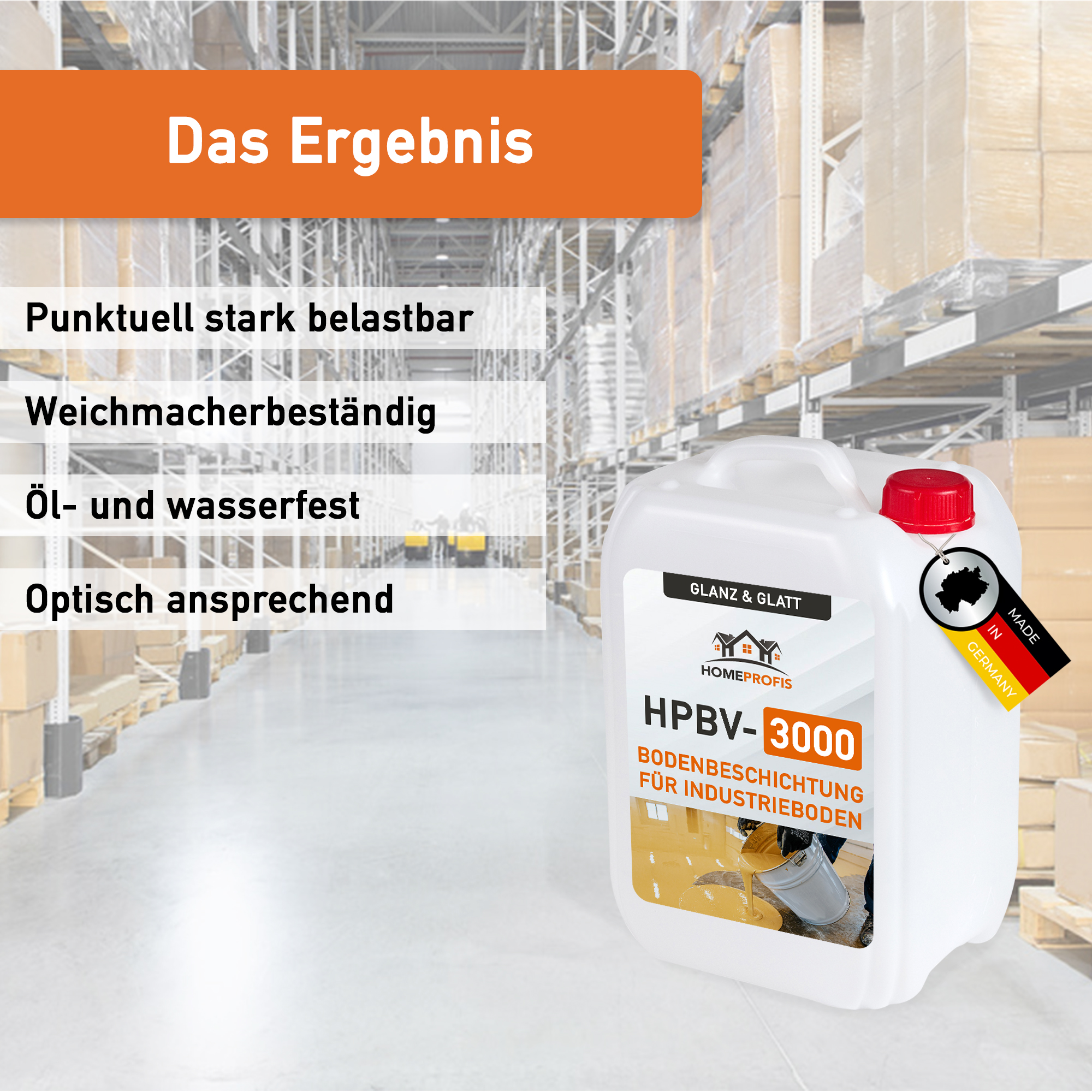 HPBV-3000 glänzende 2K Epoxidharz Industriebeschichtung
