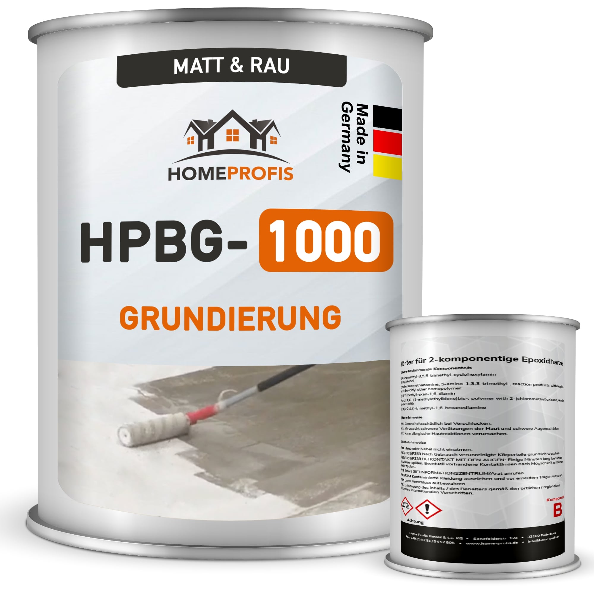 HPBG-1000 transparente Epoxidharz Grundierung